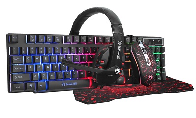 MARVO "CM370" Marvo Combo Keyboard+Mouse+Mouse Pad+Headset CM370 Gaming Kit photo 1