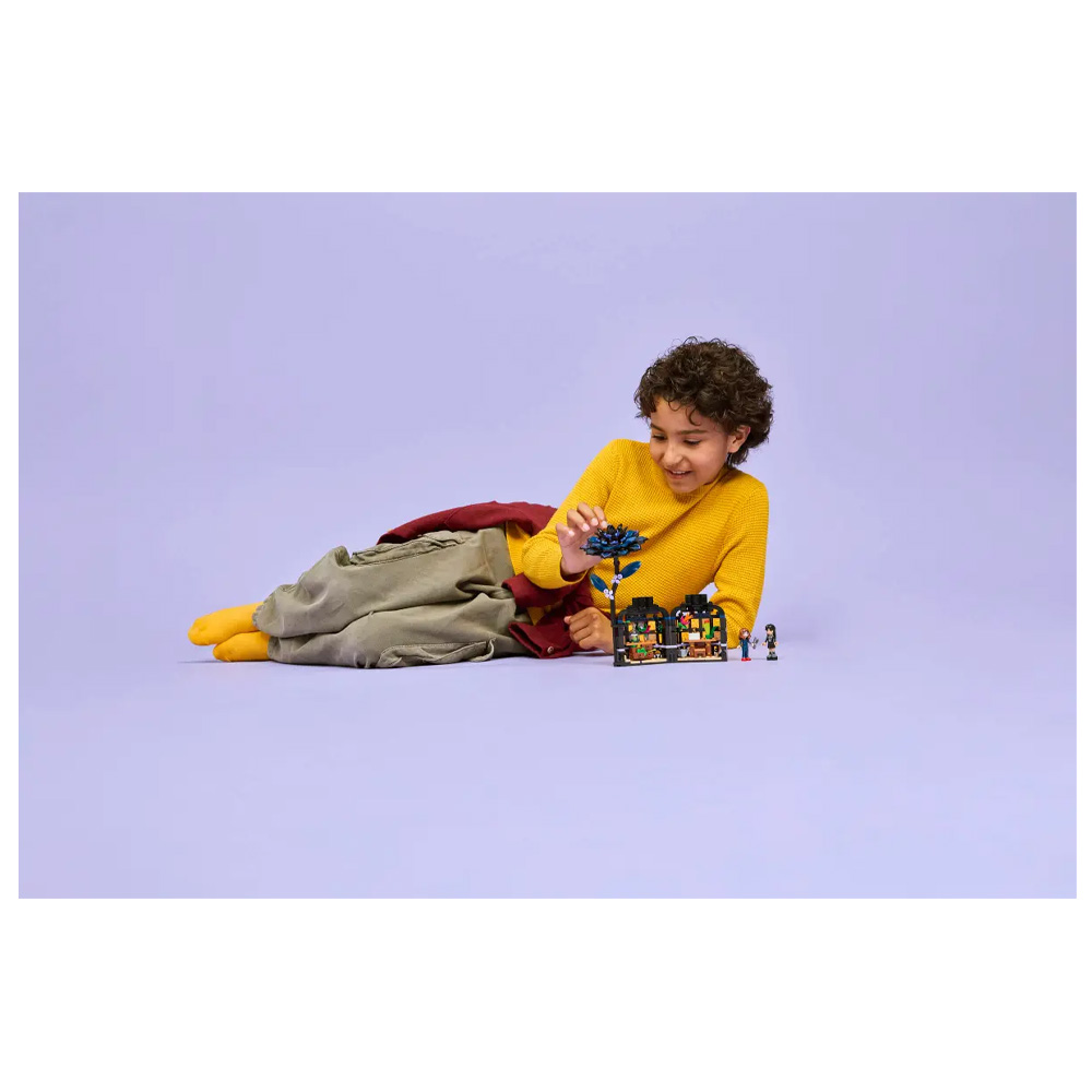 Constructor Lego Wednesday Black Dahlia Flower 76784 de la 9+ ani photo 8