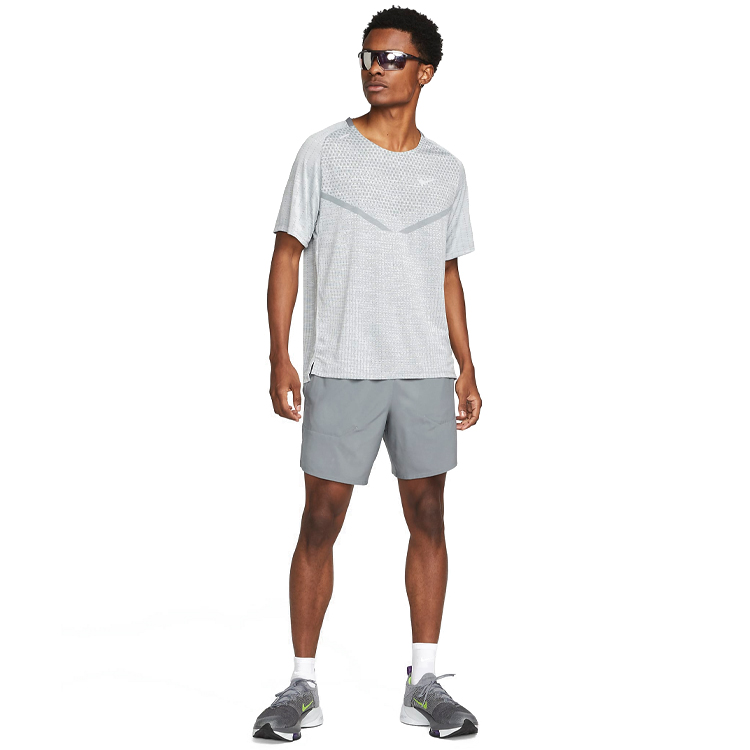 Tricou bărbătesc Nike M NK DFADV TECHKNIT ULTRA SS S Gri photo 5