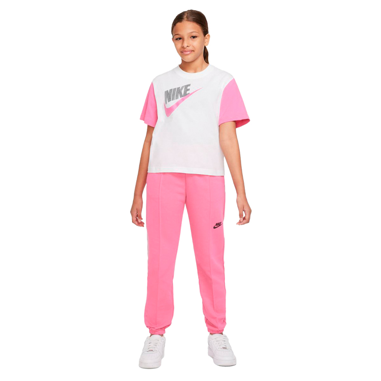 Брюки Nike G NSW FT FLC OS PANT DNC / Женский / S / Розовый photo 5