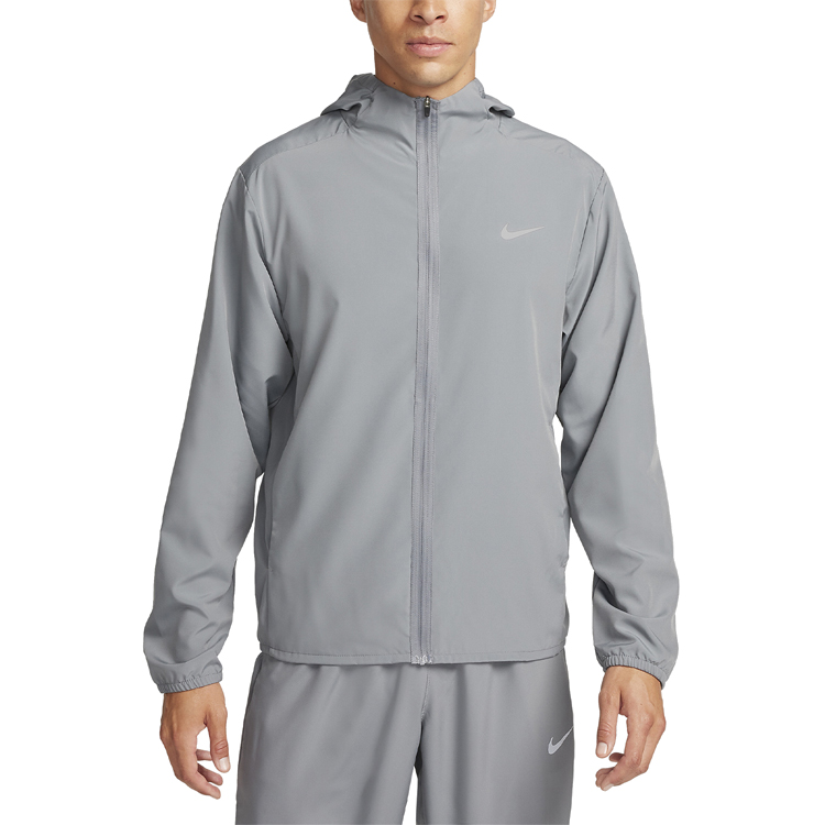 Мужская Толстовка Nike M NK DF FORM HD JKT M Серый photo 3