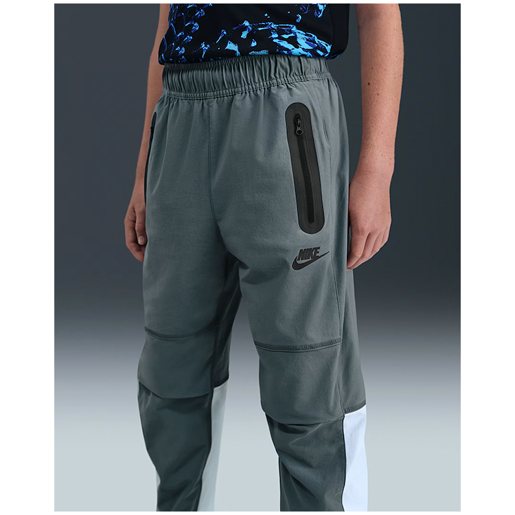 Брюки Nike B NSW TCH WVN PNT - PD S Серый Мужской photo 3