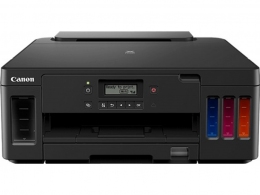 Printer CISS Canon Pixma G5040 Black, Color Printer/Duplex/Wi-Fi/LAN, A4, Print 4800x1200dpi_2pl, ESAT 13/6.8 ipm, 2-line LCD display, USB 2.0, 4 ink tank: 3*GI-40PGBK/,GI-40C,GI-40M,GI-40Y)18k on b/w; 7,7k color thumbnav 1