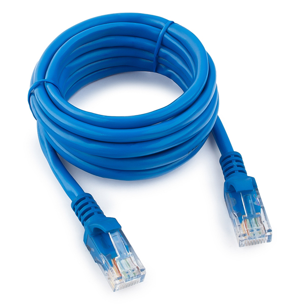 UTP Cat.5e Patch cord, 2m, Blue photo 1