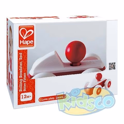 Hape E0064A Rolling Roadster,Red 
