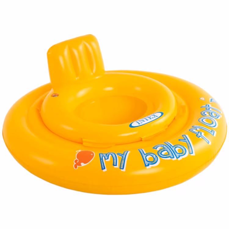 Cerc gonflabil cu decupaje pentru picioare INTEX MY BABY FLOAT