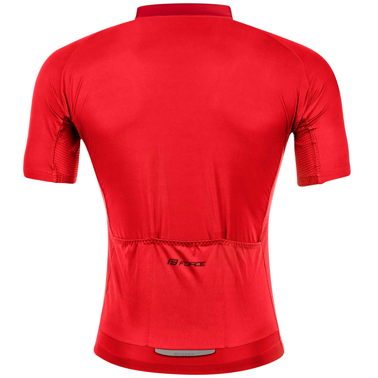 Tricou pentru ciclism Force PURE sh/Rosu photo 2