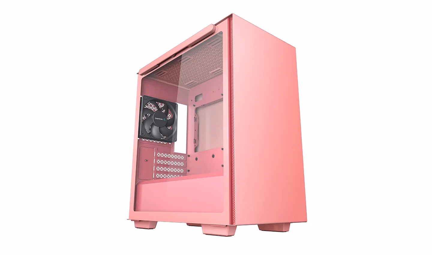 Carcasa DEEPCOOL MACUBE 110 PINK / w/oPSU / Side-Window / 1x 120mm fan / ATX / Pink 
