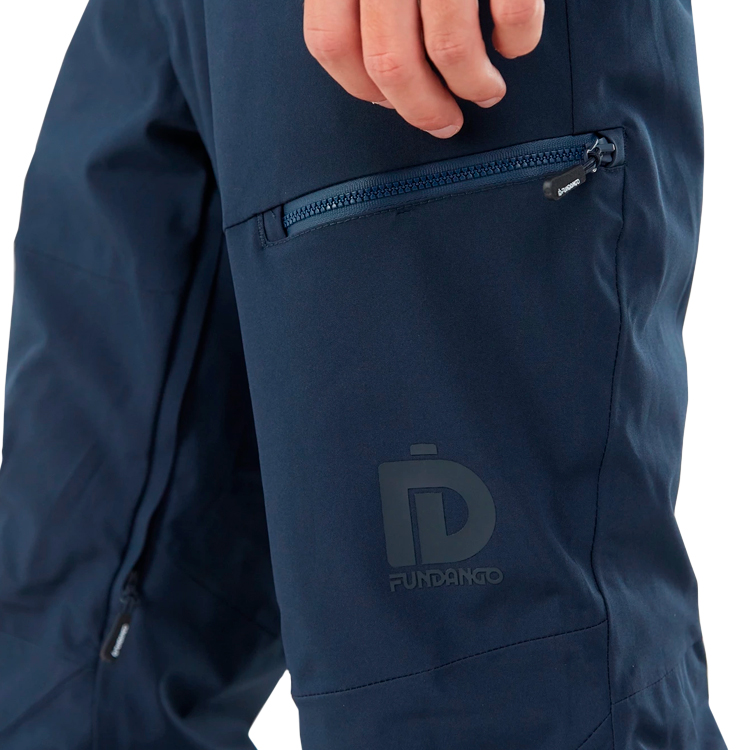 Pantaloni Fundango TEAK Pants S Albastru Barbati photo 4