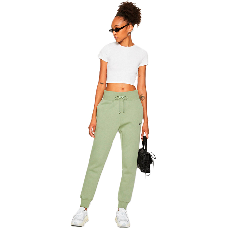 Брюки Nike W NSW PHNX FLC HR PANT STD XS Зеленый Женский photo 3