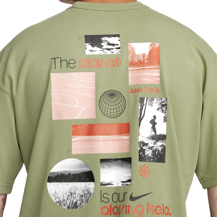 Футболка мужская Nike U NSW TEE M90 LBR SUST S Зеленый photo 4