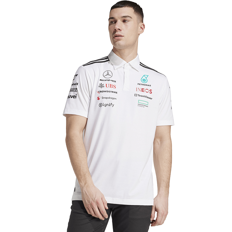  Polo pt bărbați Adidas MER TM POLO WM S Alb  photo 4