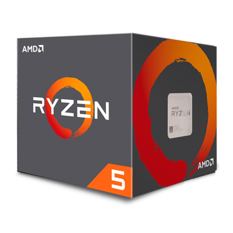 AMD Ryzen 5 1600 AF, Socket AM4, 3.2-3.6GHz (6C/12T), 3MB L2 + 16MB L3 Cache, No Integrated GPU, 12nm 65W, Unlocked, Box (with Wraith Stealth Cooler) photo 1