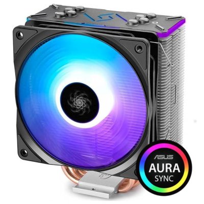 DEEPCOOL Cooler  "GAMMAXX GTE V2", Intel Socket LGA1700/1200/1151/1150/1155 & AMD AM5/AM4, up to 180W, 1x120mm PWM RGB LED fan, 500~1650rpm, 17.8~27dBA, 64.5CFM, 4 pin, PWM, Hydro Bearing, 4x 6mm direct-contact Cooper heatpipes photo 1