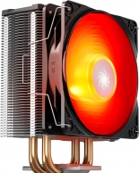 DEEPCOOL Cooler  "GAMMAXX GTE V2", Intel Socket LGA1700/1200/1151/1150/1155 & AMD AM5/AM4, up to 180W, 1x120mm PWM RGB LED fan, 500~1650rpm, 17.8~27dBA, 64.5CFM, 4 pin, PWM, Hydro Bearing, 4x 6mm direct-contact Cooper heatpipes thumbnav 5