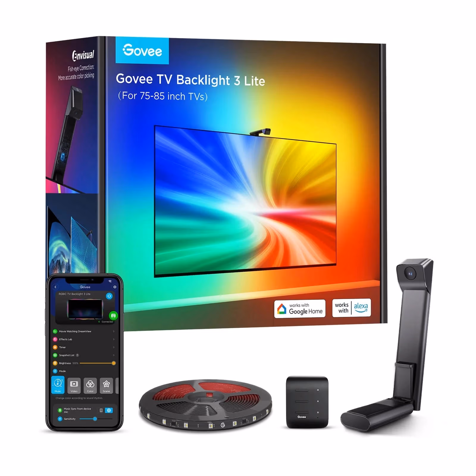 GOVEE RGBIC TV Backlight 3 Lite (75”-85”)