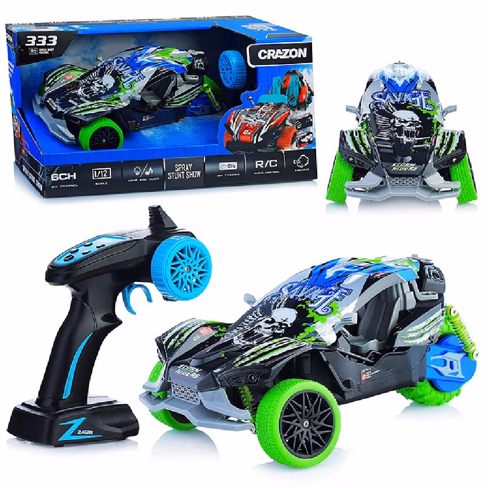 Crazon GM2106 Трехколесная машина со светом, музыкой, дымом, 1:16 RC