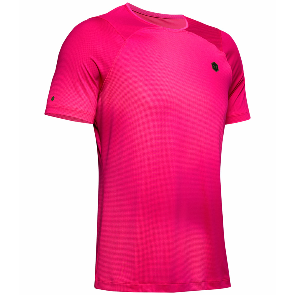 Tricou bărbătesc Under Armour UA HG RUSH FITTED SS PRINTED L Roz photo 1 Tricou bărbătesc Under Armour UA HG RUSH FITTED SS PRINTED L Roz photo 1