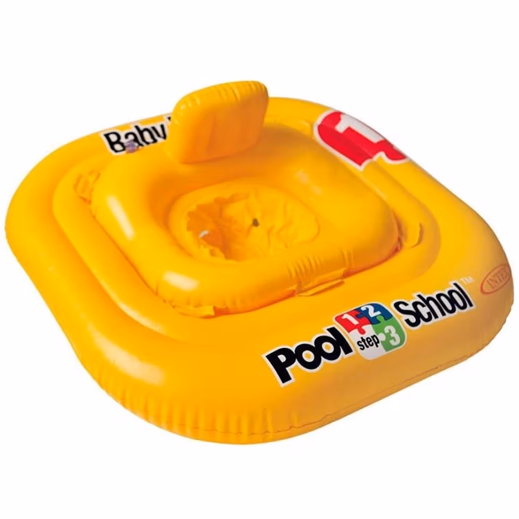 Cerc gonflabil cu decupaje pentru picioare INTEX MY BABY FLOAT