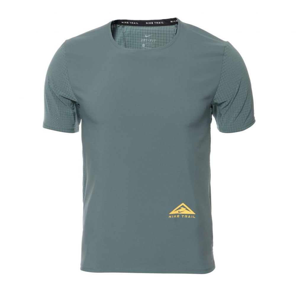 Tricou bărbătesc Nike M NK DF TRAIL RISE 365 SS L Verde photo 1