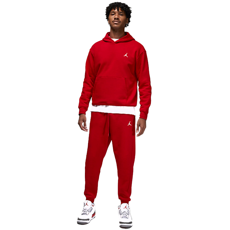 Hanorac pt bărbați Nike M J ESS FLC PO XS Rosu photo 4