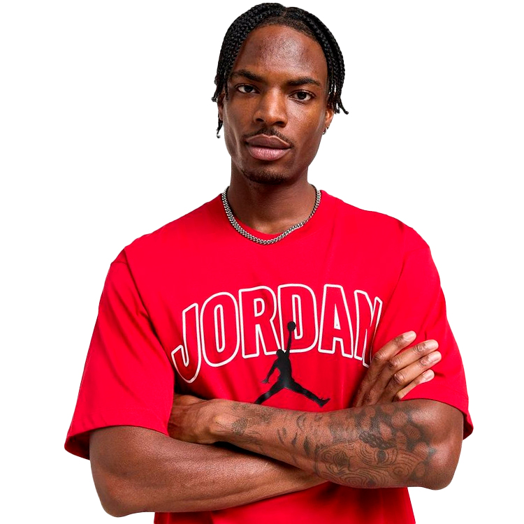 Tricou bărbătesc Nike M J BRK ARCH JD HBR SS CREW XXL Rosu photo 4
