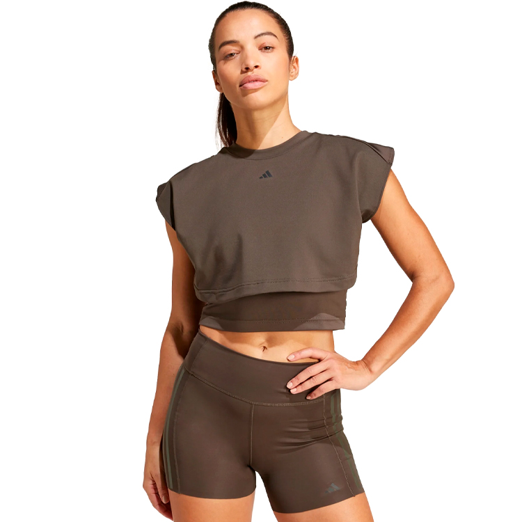 Майка Adidas POWER BOXY TK / Женский / XS / Зеленый photo 2