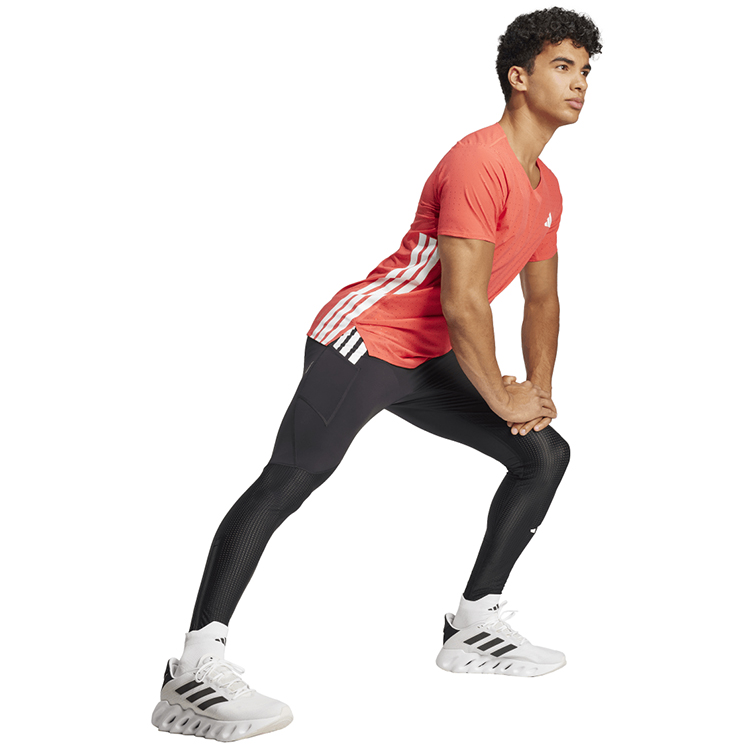 Футболка мужская Adidas ADIZERO TEE M S Красный photo 5