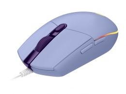 Logitech Gaming Mouse G203  LIGHTSYNC RGB lighting, 6 Programmable buttons, 200- 8000 dpi,  Onboard memory, Lilac thumbnav 1