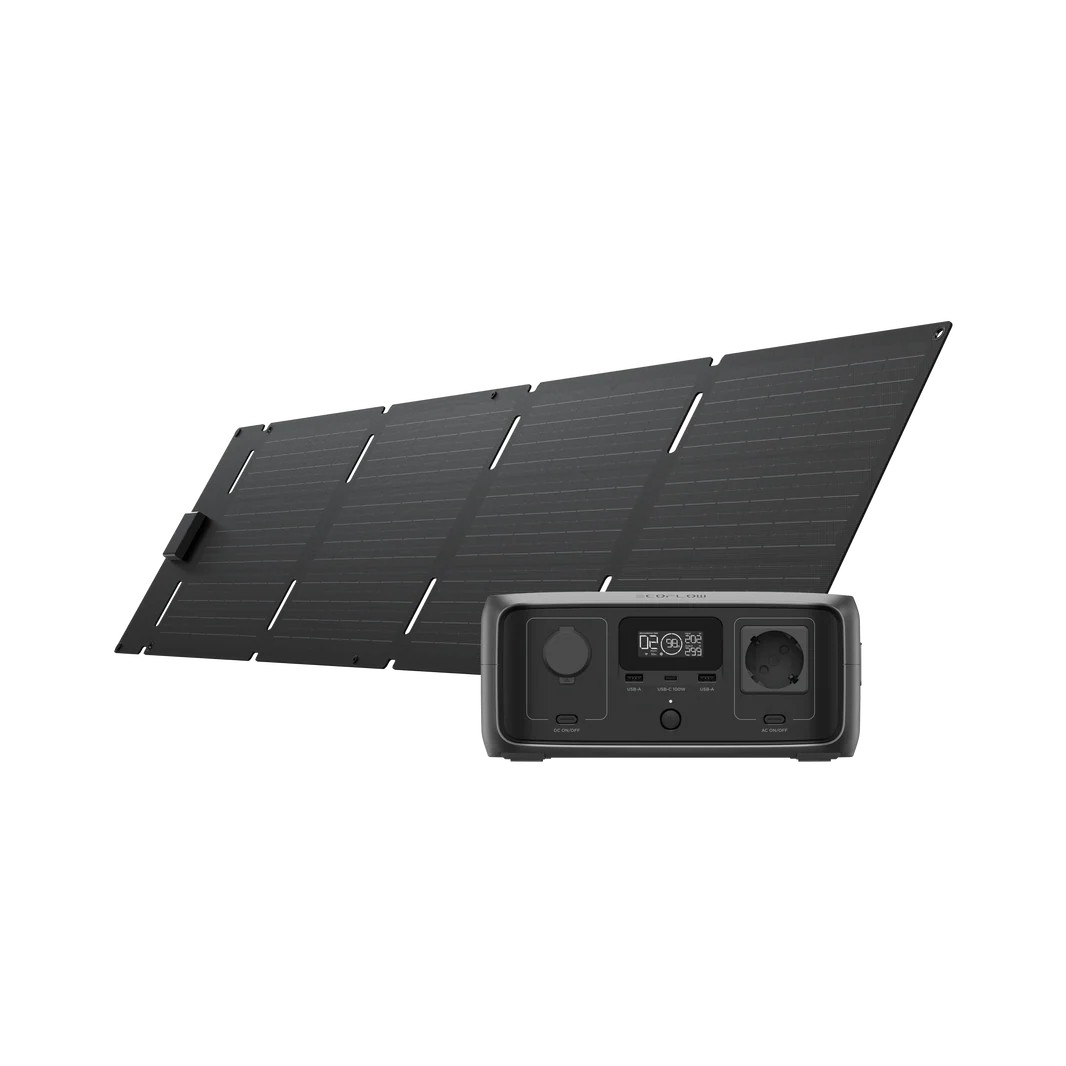 Комплект EcoFlow RIVER 3 UPS + 45W Portable Solar Panel (Type-C) photo 2