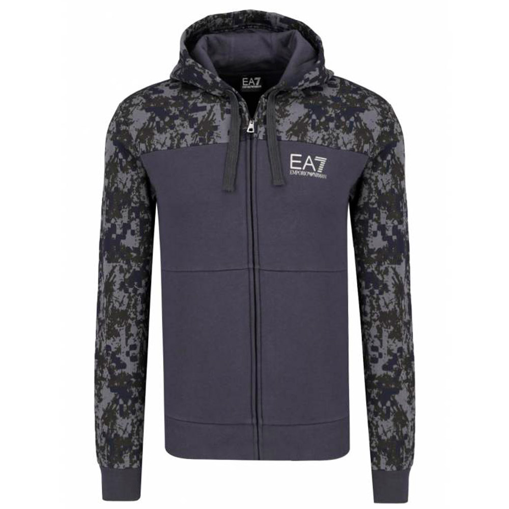 Hanorac pt bărbați EA7 EMPORIO ARMANI JERSEY SWEATSHIRT L Albastru photo 1