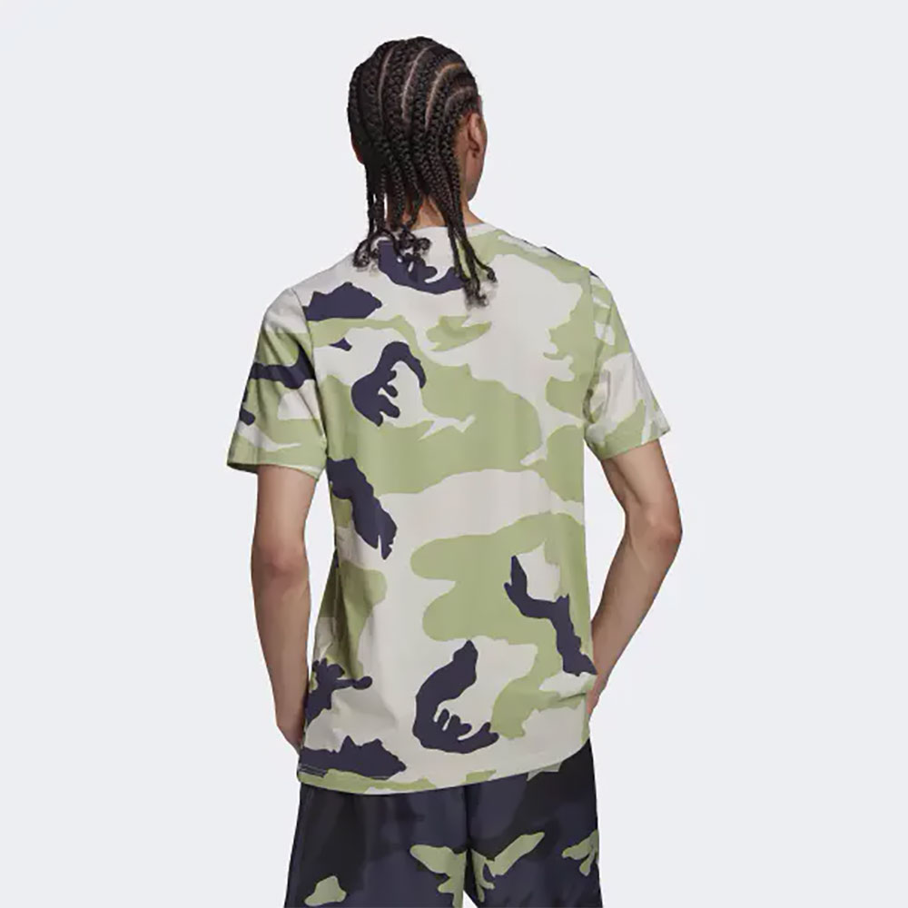 Tricou bărbătesc Adidas Camo AOP S Verde photo 3