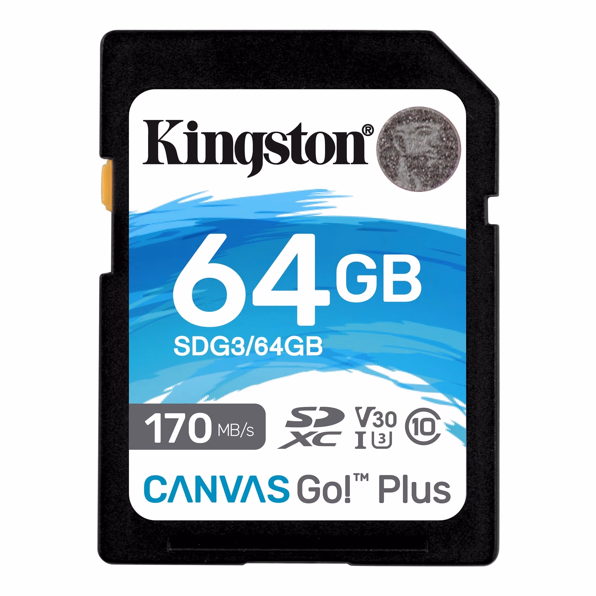 Card de memorie SD 64GB Kingston Canvas Go! Plus, 170Mbps