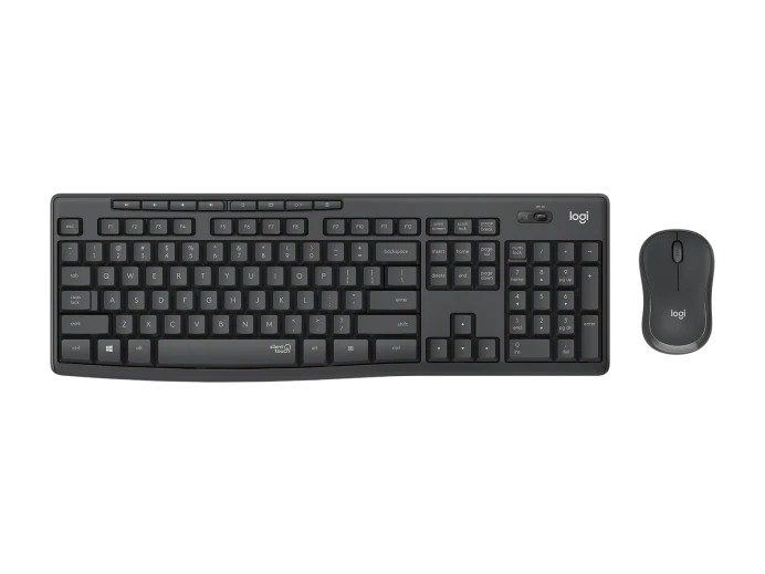 Tastatura si mouse Wireless Logitech MK295 Silent, Graphite photo 1