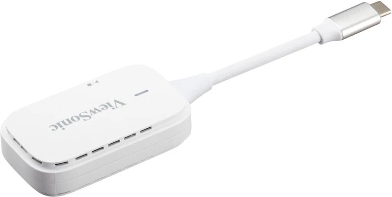 Miracast  Viewsonic WPD-700, Wireless Screen Casting Kit, Plug-and-Play: Direct connection without network setup or software installation, Support up to 8 transmitters via USB-C port, Long-Range Wireless Transmission: From up to 30m away without long HDMI photo 4