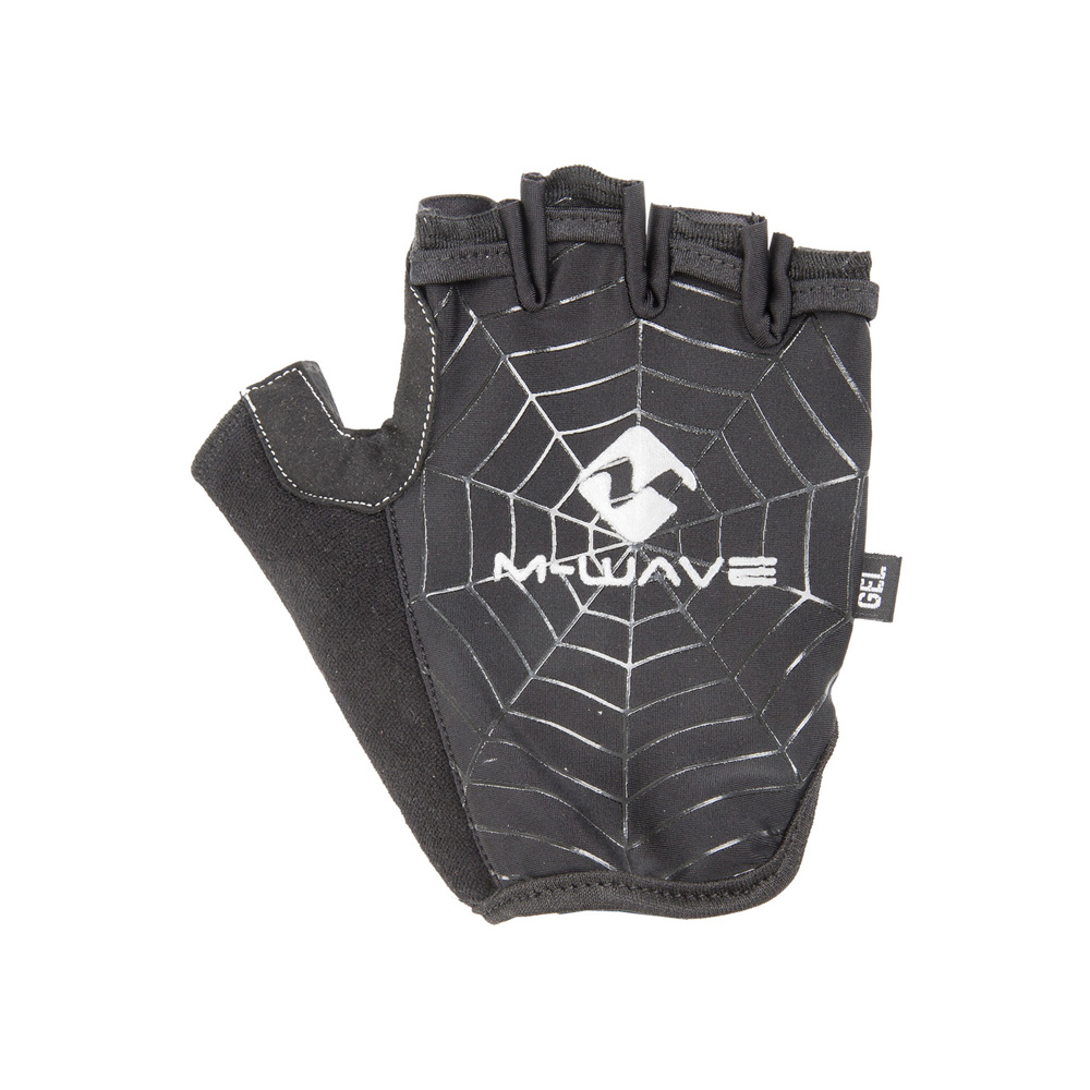 Manusi pentru bicicleta M-WAVE SPIDERWEB-GEL HALF Negru 719894 photo 4