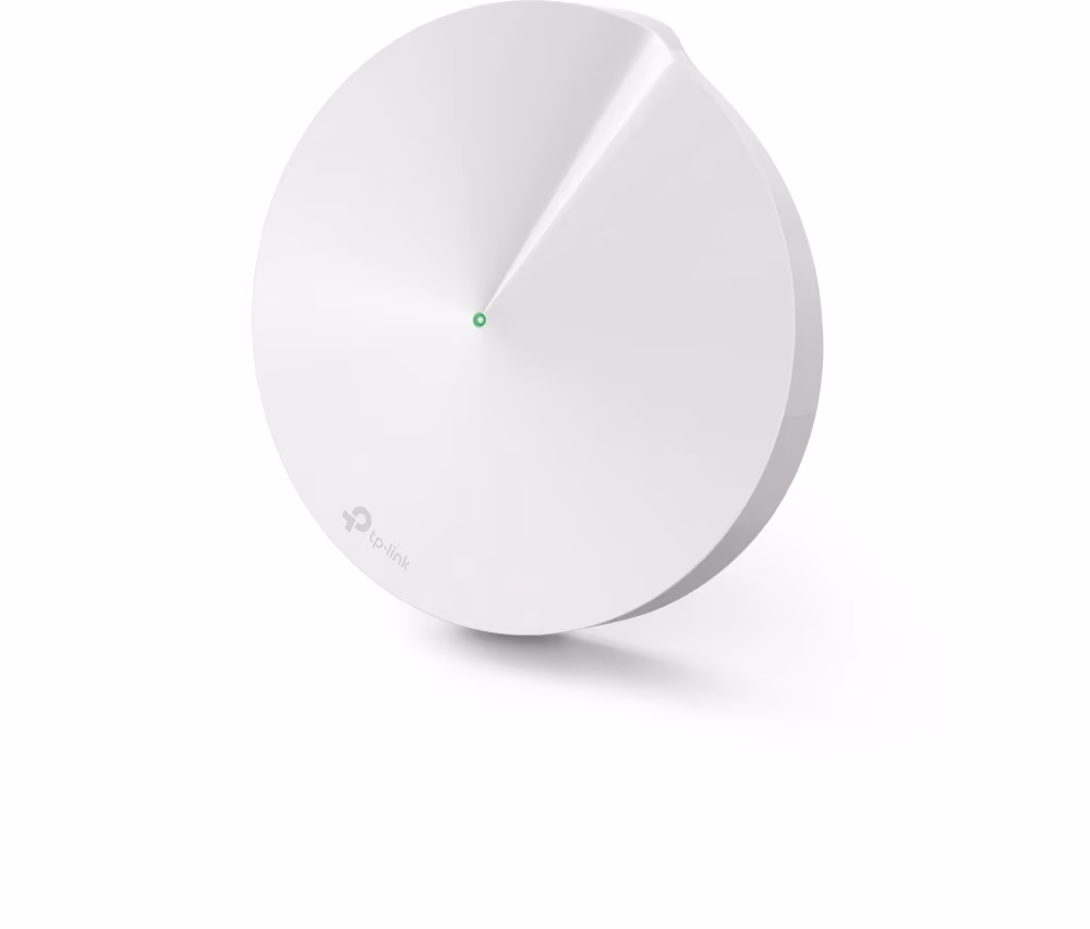 TP-LINK Deco M5 (1-pack) AC1300 Mesh Wi-Fi System, 2 LAN/WAN Gigabit Port, 867Mbps on 5GHz + 400Mbps on 2.4GHz, 802.11ac/b/g/n, Wi-Fi Dead-Zone Killer, Seamless Roaming with One Wi-Fi Name, Antivirus, Parental Controls 