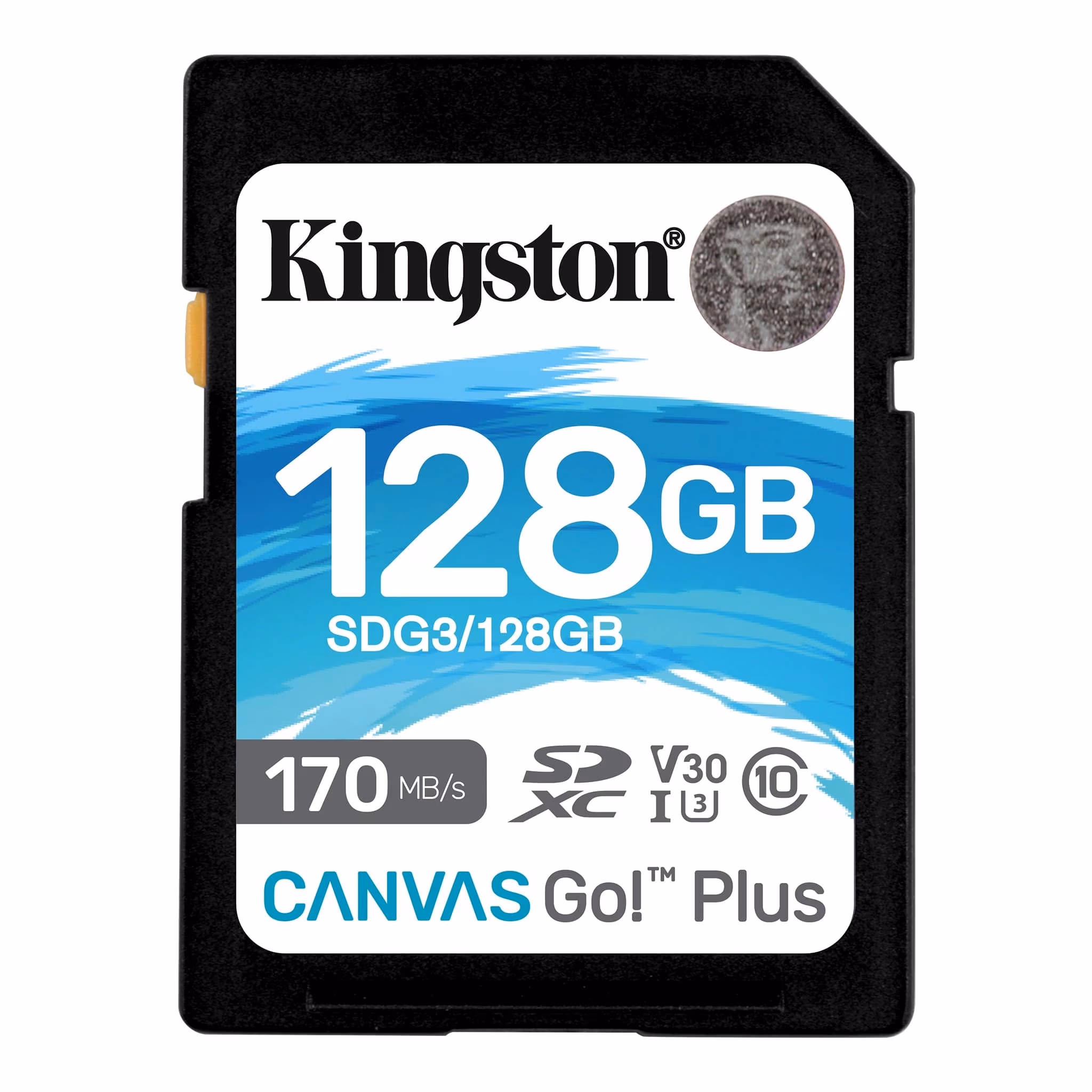 Card de memorie SD 128GB Kingston Canvas Go! Plus, 170MB/s