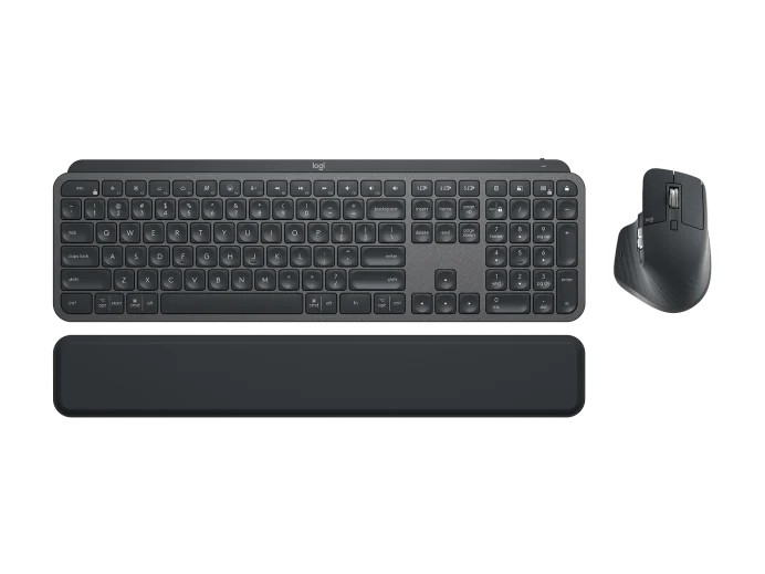 Tastatura si mouse Wireless Logitech MX Keys Combo for Business | Gen 2, Graphite photo 1