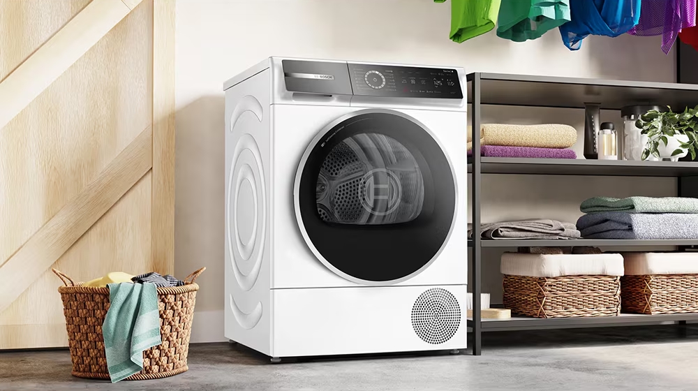 Masina de uscat rufe Bosch WQB245A0BY / 9 kg / A+++ / Alb photo 6