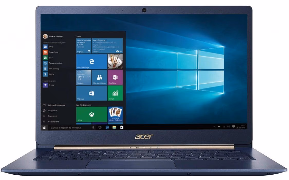 Ноутбук Acer Swift 5 SF514-54T-598S, Charcoal Blue (NX.HHUEU.003), Core i5, 8 ГБ ГБ, Linux, Синий