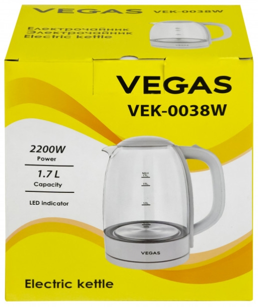 Fierbator de apa electric Vegas VEK0038W photo 5