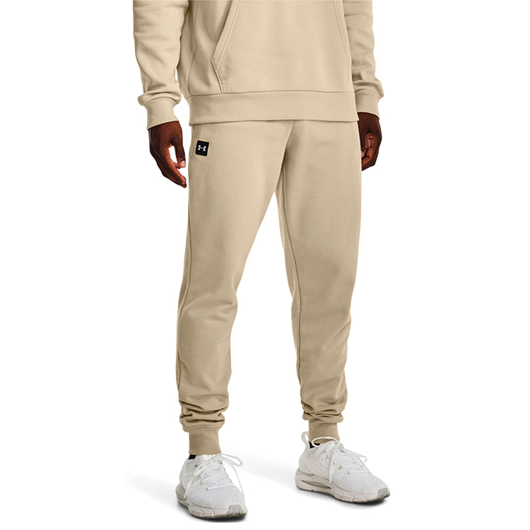 Брюки Under Armour UA Rival Fleece Joggers S Бежевый Мужской photo 2