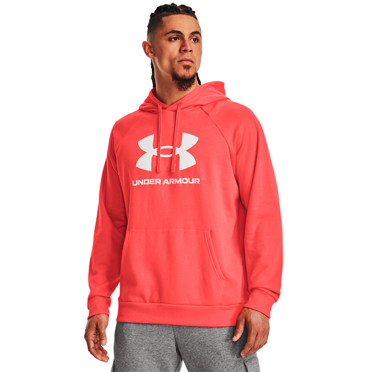 Hanorac pt bărbați Under Armour UA Rival Fleece Logo HD M Coral photo 3