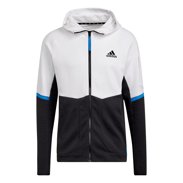 Hanorac pt bărbați Adidas M D4GMDY FZHD 2XL Alb photo 1 Hanorac pt bărbați Adidas M D4GMDY FZHD 2XL Alb photo 1