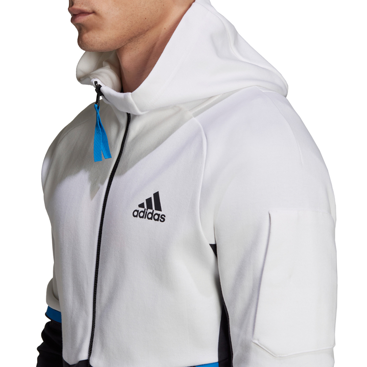 Hanorac pt bărbați Adidas M D4GMDY FZHD 2XL Alb photo 2