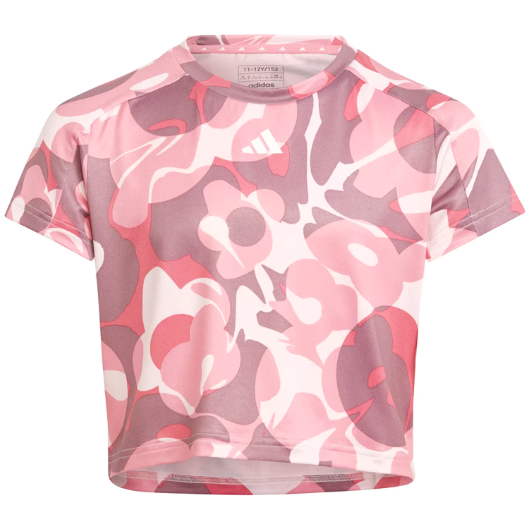 Tricou Adidas JG TR-ES AOP T / Femei / 116 / Roz photo 1 Tricou Adidas JG TR-ES AOP T / Femei / 116 / Roz photo 1