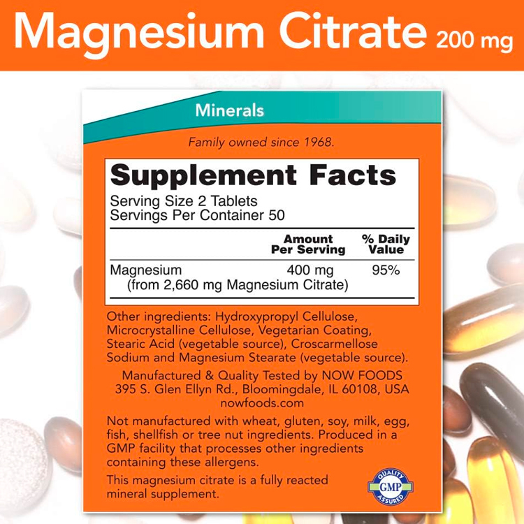 Vitamine Now Foods Magnesium Citrate photo 2