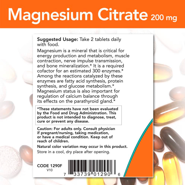 Vitamine Now Foods Magnesium Citrate photo 3