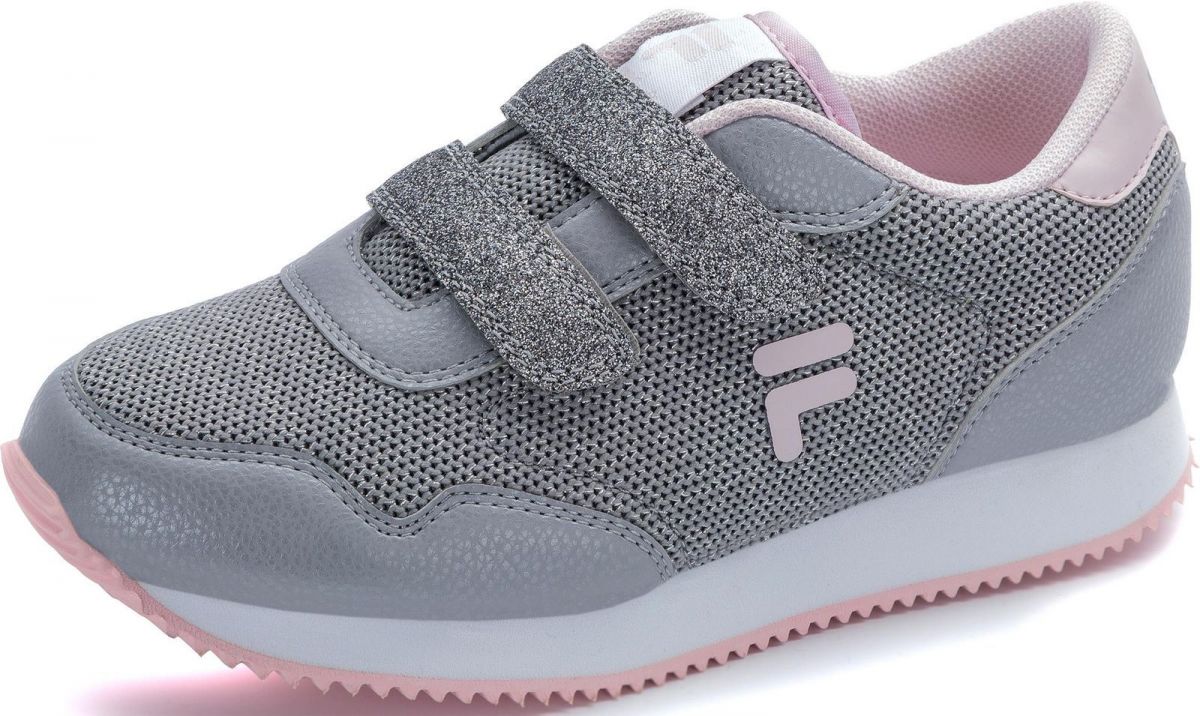 Кроссовки Fila RETRO V / 33 см / Серый/Розовый photo 2